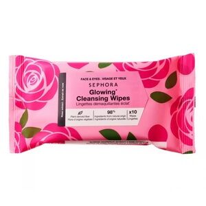🌸$5 Sephora Cleansing & Makeup Removing Wipes (Rose)